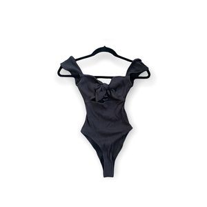 Urban Outfitters Wanda tie front body suit